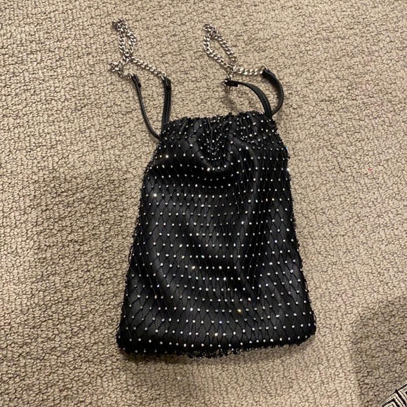 ZARA BUCKET BAG WITH RHINESTONES - Picture 2 of 7